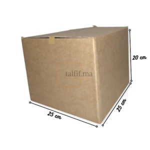 Caisse carton 25x25x20cm