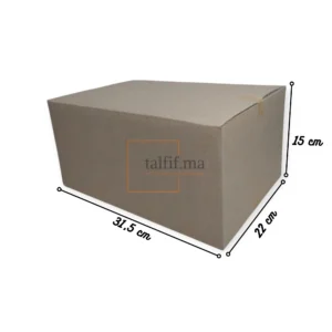 caisse carton 31.5x22x15cm