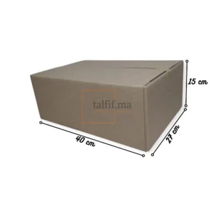 caisse carton 40x27x15cm,