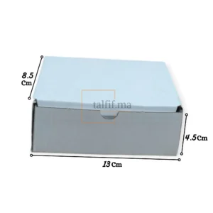 Boîte en carton Blanc 13x8.5x4.5 cm