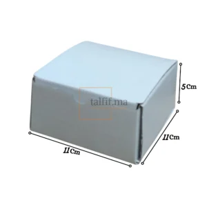 Boîte en carton blanc11x11x5cm