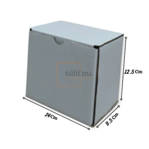Boîte en carton Blanc14x9.5x12.5 cm,
