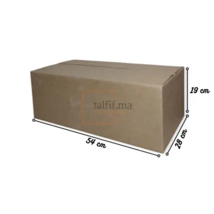 caisse carton 54x28x19 brun