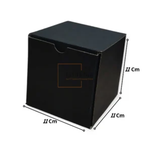 boite cartone d'emballage11x11x11cm Noir