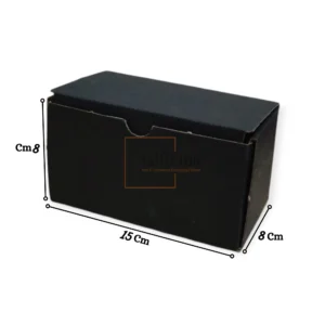 boite carton 15x8x8cm noir