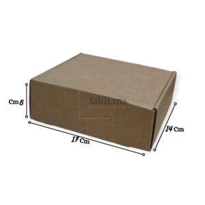 Boite valise carton 17x14x6cm,