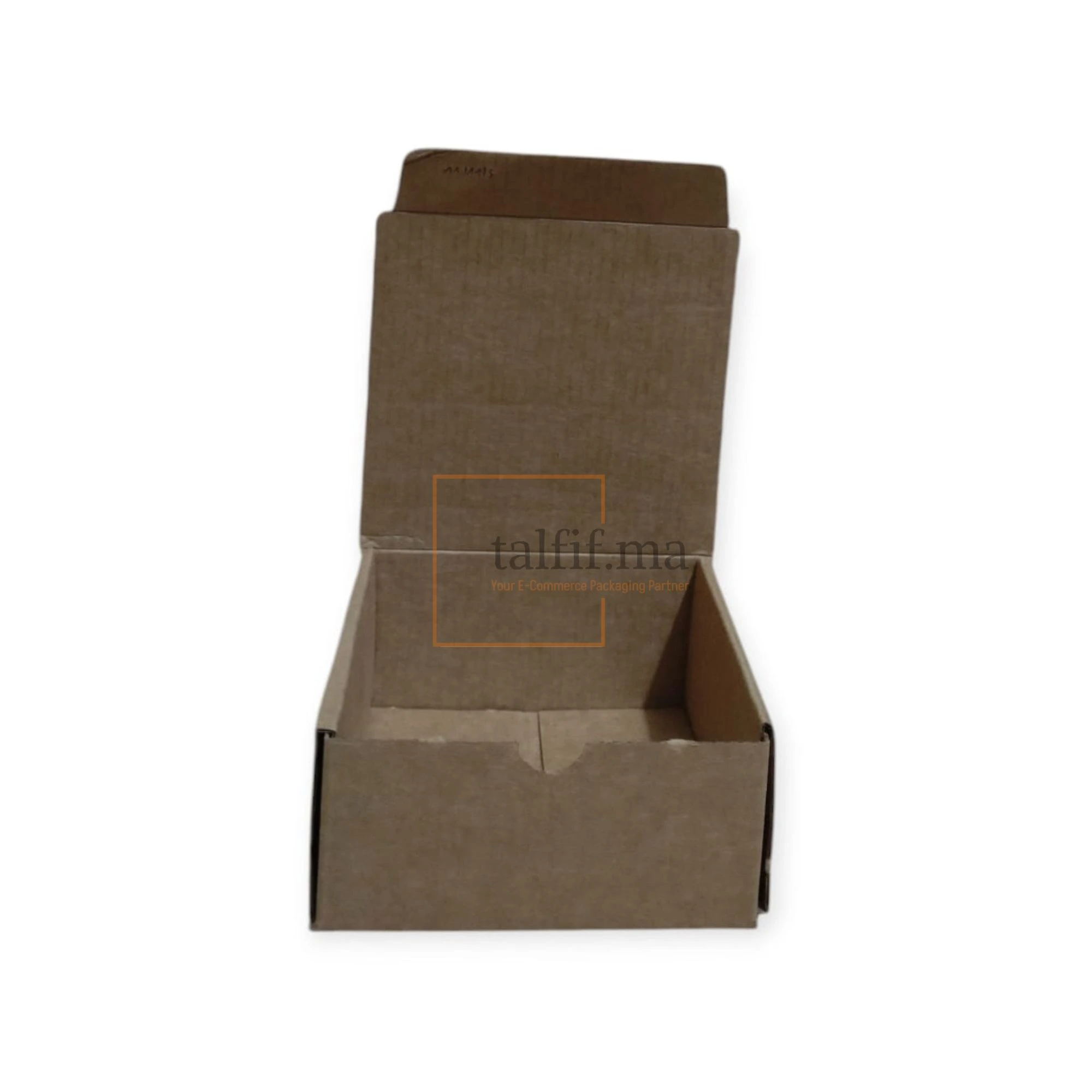 Boîte en carton brun 11x11x5cm