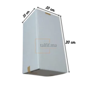 caisse carton 10x10x20cm Blanc , idéale pour emballages élégants et polyvalents