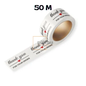 Ruban Adhésif "Thank You for Your Order" 50M