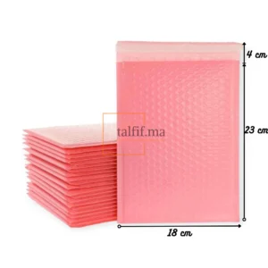 Enveloppe bulle 23x18+4 cm avec rembourrage intérieur, idéale pour protéger vos objets fragiles et accessoires tout en offrant un design élégant et distinctif.