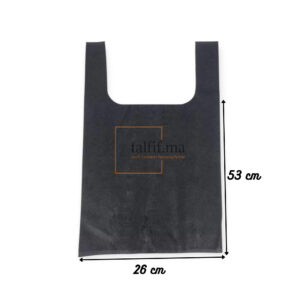 Sachet non tissu noir 53x26cm
