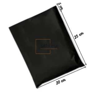 Mailing bag 20x25+5 cm Noir