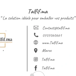 "Carte de visite élégante personnalisée avec logo et informations professionnelles, imprimée sur papier premium pour une présentation professionnelle et soignée."