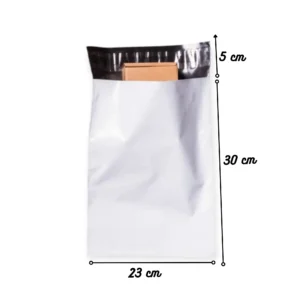Mailing bag 23x30+5 Blanc