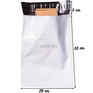 Mailing bag 28x33+5 cm Blanc