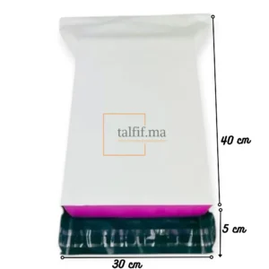 Mailing bag 30x40+5cm blanc