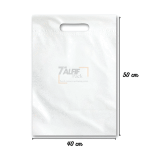 Mailing Bag Blanc 40x50 cm avec Poignée