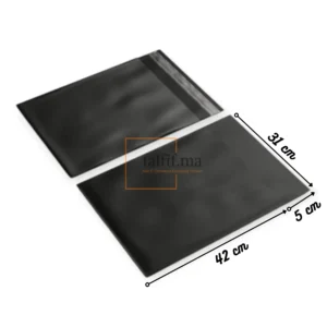 Mailing Bag Noir 42×31+5 cm – Sachets Scellables