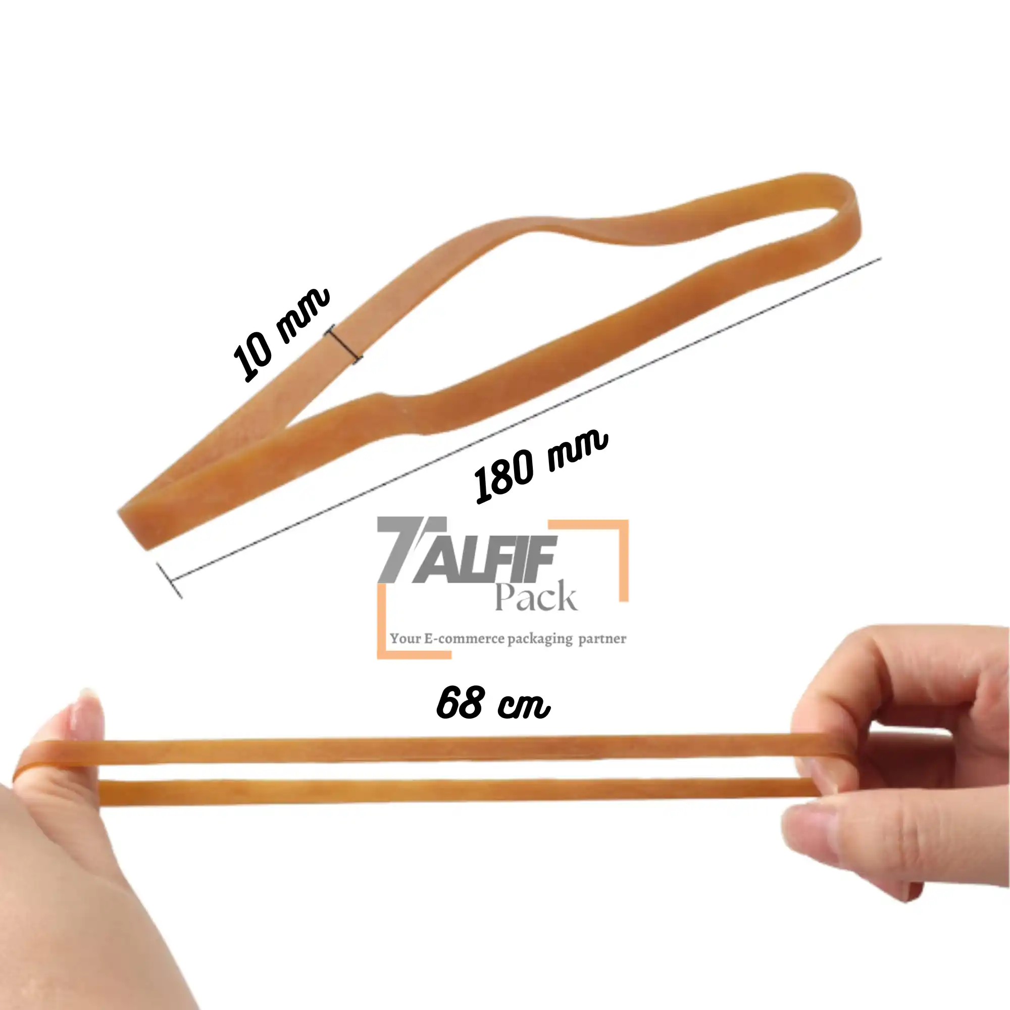 Élastiques en Caoutchouc 180x10 mm – Paquet 300 g E-Commerce Maroc