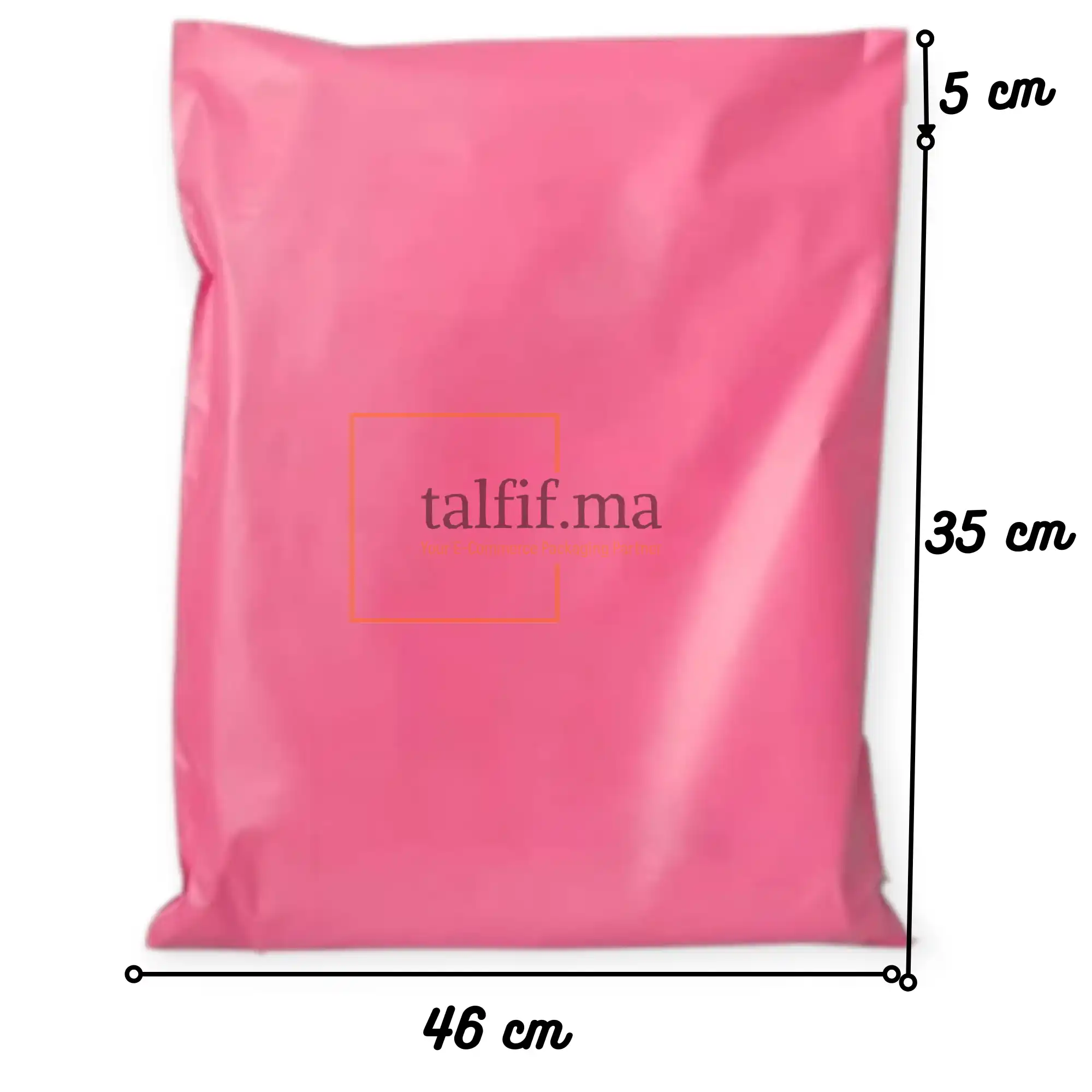 Mailing bag 46x35+5cm rose