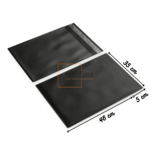 Mailing bag 46x35+5cm noir