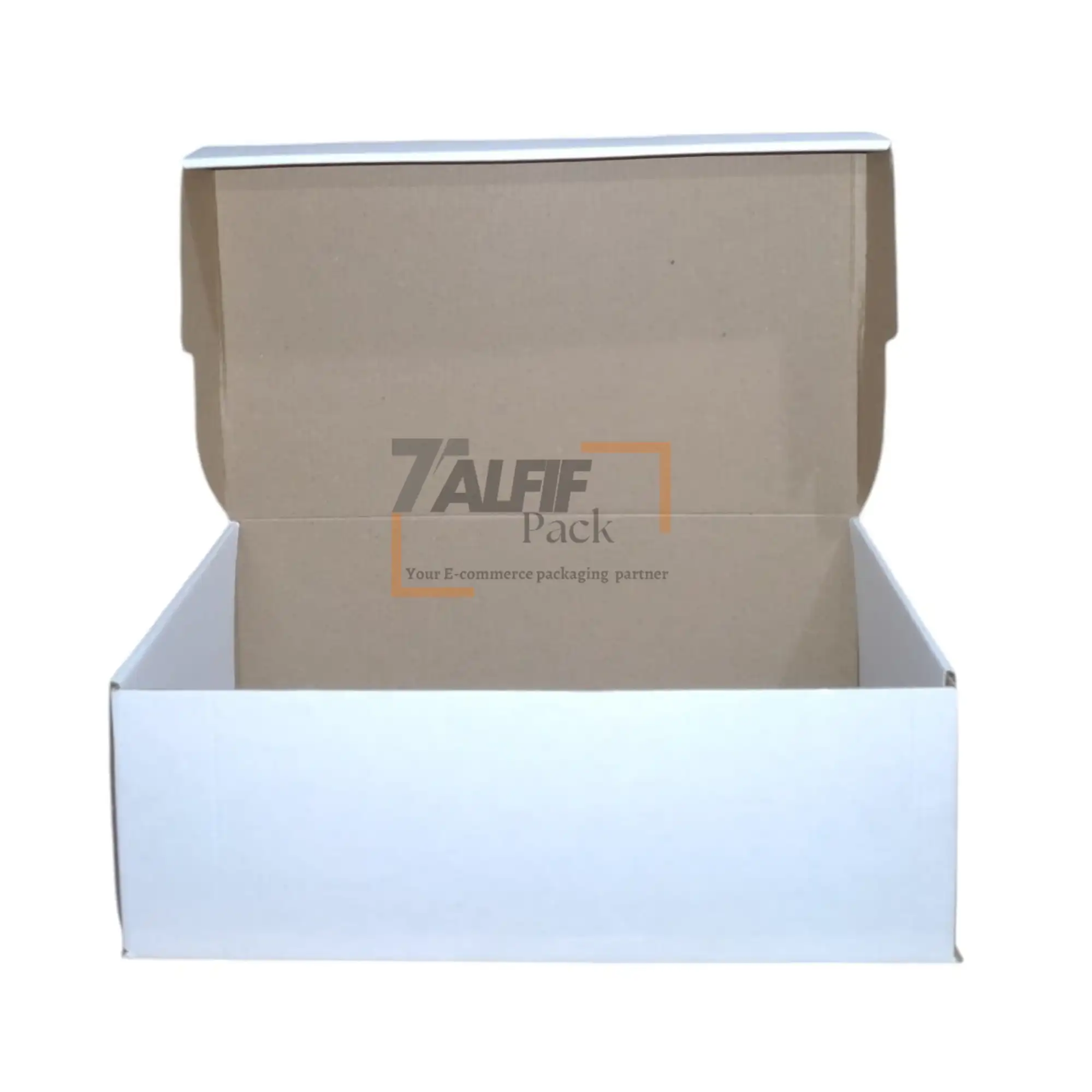 Boîte en carton d’emballage 30×18×10 cm Blanc – Image 2