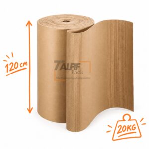 Carton ondulé en rouleau 120 cm 20 kg pour emballage